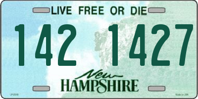 NH license plate 1421427