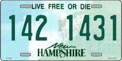NH license plate 1421431