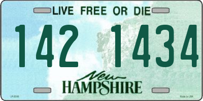 NH license plate 1421434