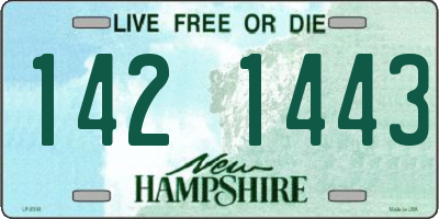 NH license plate 1421443