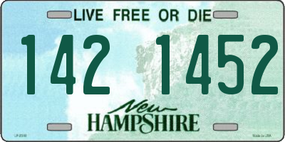 NH license plate 1421452