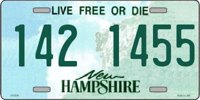 NH license plate 1421455
