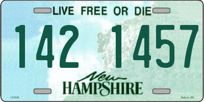 NH license plate 1421457
