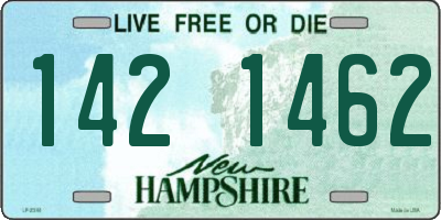NH license plate 1421462