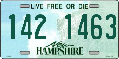 NH license plate 1421463