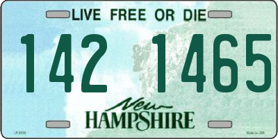 NH license plate 1421465