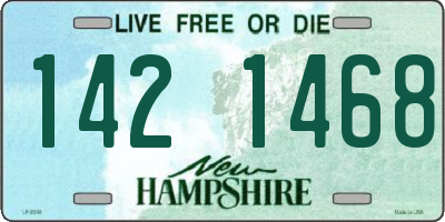 NH license plate 1421468