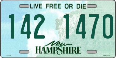 NH license plate 1421470