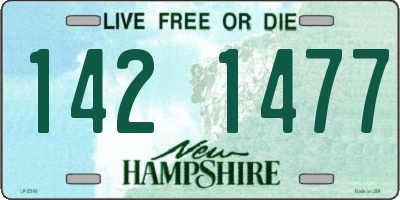 NH license plate 1421477