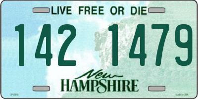 NH license plate 1421479