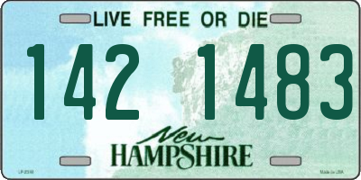 NH license plate 1421483