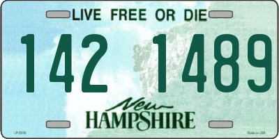NH license plate 1421489