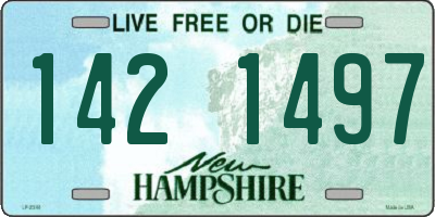 NH license plate 1421497