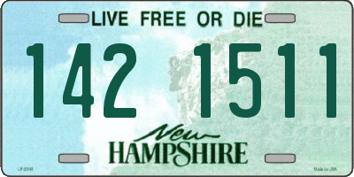 NH license plate 1421511