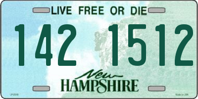 NH license plate 1421512