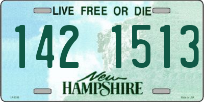 NH license plate 1421513