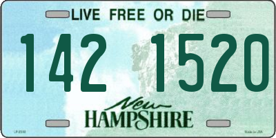 NH license plate 1421520