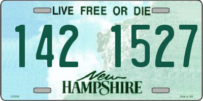 NH license plate 1421527
