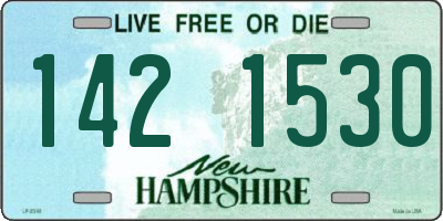 NH license plate 1421530
