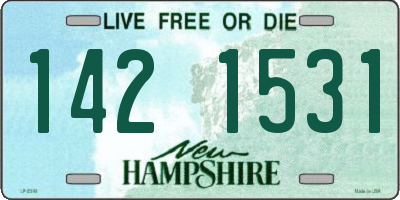NH license plate 1421531