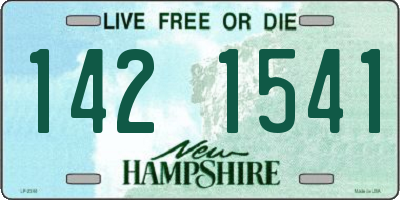 NH license plate 1421541
