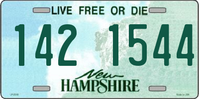 NH license plate 1421544