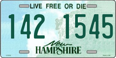 NH license plate 1421545