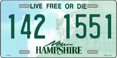 NH license plate 1421551