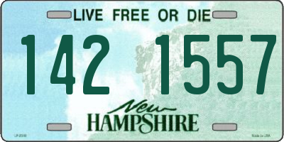 NH license plate 1421557