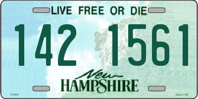 NH license plate 1421561