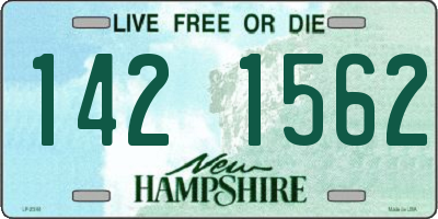 NH license plate 1421562