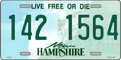 NH license plate 1421564