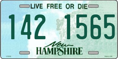 NH license plate 1421565