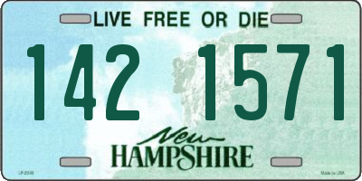 NH license plate 1421571