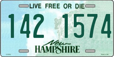 NH license plate 1421574