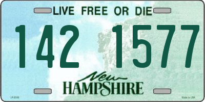 NH license plate 1421577
