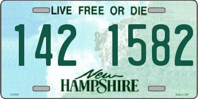 NH license plate 1421582