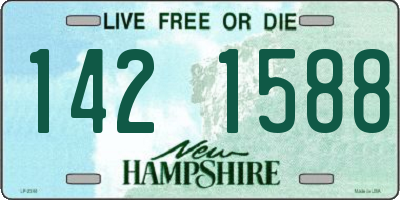 NH license plate 1421588