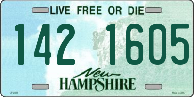 NH license plate 1421605