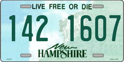 NH license plate 1421607