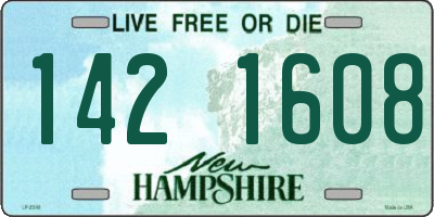 NH license plate 1421608
