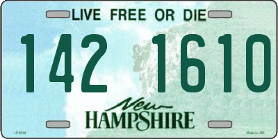NH license plate 1421610