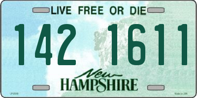 NH license plate 1421611