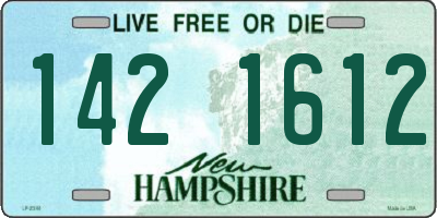 NH license plate 1421612