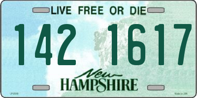 NH license plate 1421617