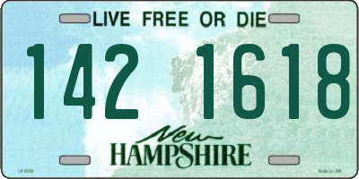 NH license plate 1421618