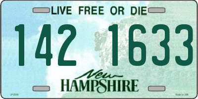 NH license plate 1421633
