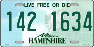 NH license plate 1421634