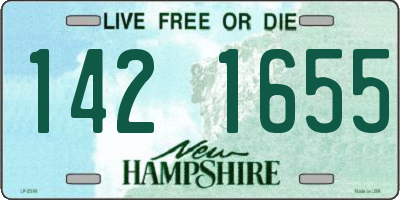 NH license plate 1421655