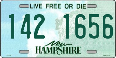 NH license plate 1421656